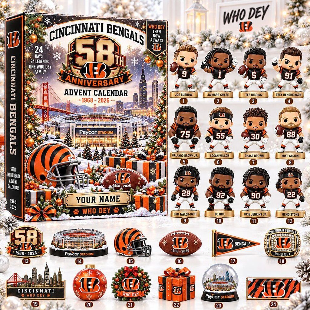 NFL Football Team Advent Calendar – 24-Day Fan Surprise Collection