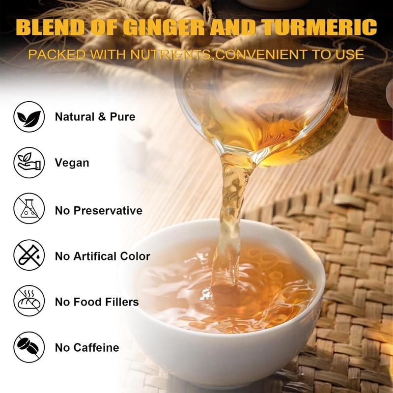 Turmeric Ginger Cinnamon Tea – 120 Bags | 100% Natural Herbal Blend for Wellness & Digestio..