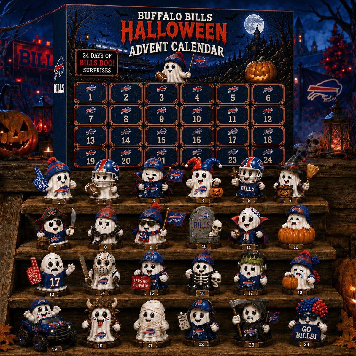 NFL Football Team Advent Calendar – 24-Day Fan Surprise Collection