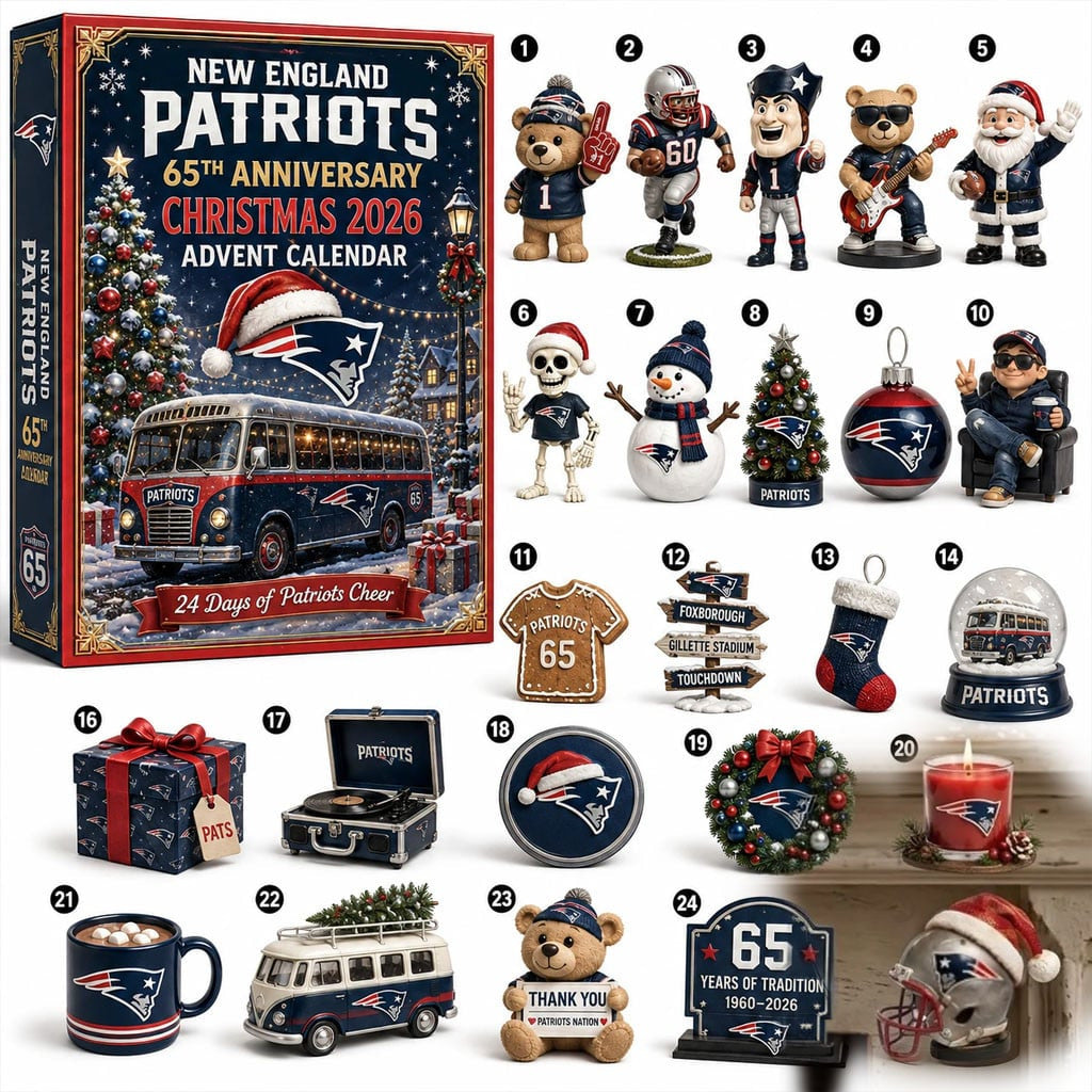 NFL Football Team Advent Calendar – 24-Day Fan Surprise Collection