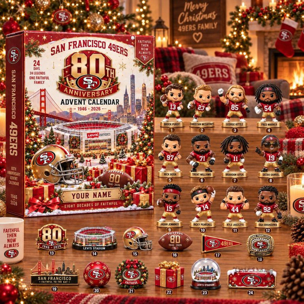 NFL Football Team Advent Calendar – 24-Day Fan Surprise Collection