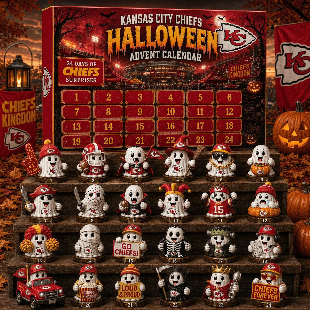 NFL Football Team Advent Calendar – 24-Day Fan Surprise Collection