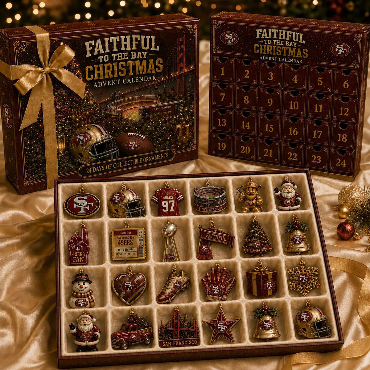 NFL Football Team Advent Calendar – 24-Day Fan Surprise Collection