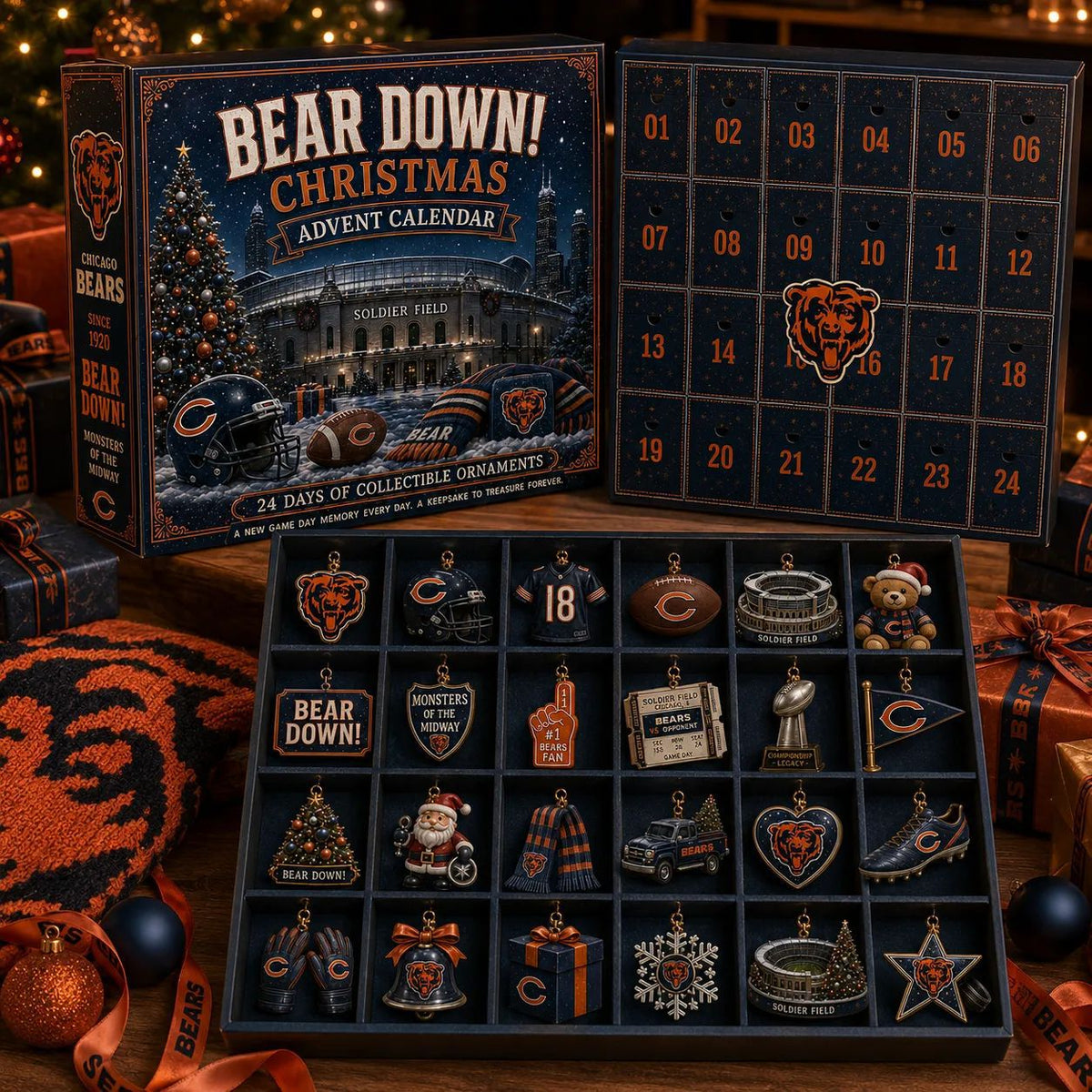 NFL Football Team Advent Calendar – 24-Day Fan Surprise Collection