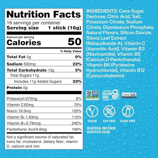 Hydration Multiplier - Lemon Lime | Orange Vanilla Dream Electrolyte Powder Drink Mix | 1 Pack (16 Servings)